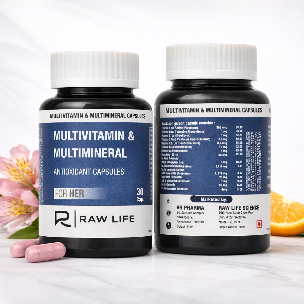 Multivitamin Capsules for Women | Raw Life