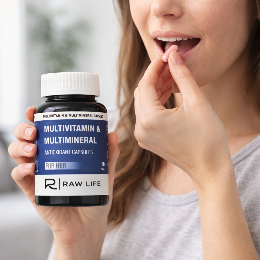 Multivitamin Capsules for Women | Raw Life