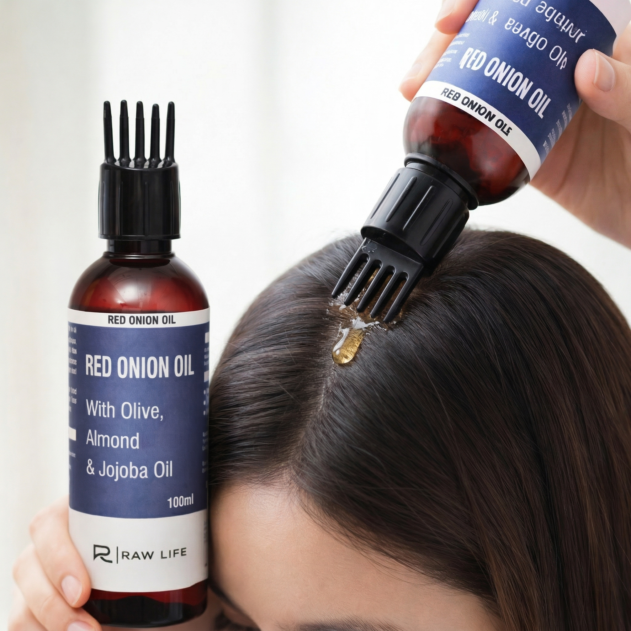 Red Onion Hair Oil for Hair Fall & Growth | Raw Life